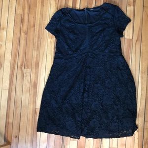 Torrid size 2 black lace dress